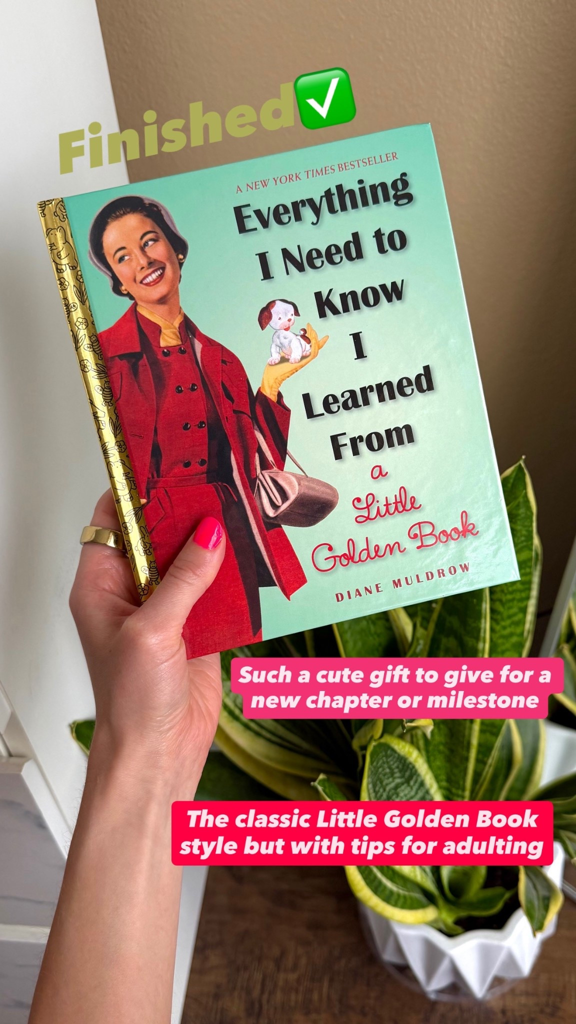 Little Golden Book. Book recs. Birthday gift. Graduation gift. Gift idea. Everything I Need to Know I Learned From A Little Golden Book. 

#LTKU
