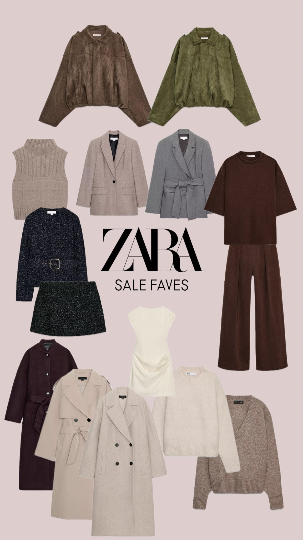 ZARA SALE FAVES 🫶🏼🤍

Brown blazer, espresso brown, winter coat, trench coat, sweater, jumper 


#LTKwinter #LTKuk #LTKCyberWeek