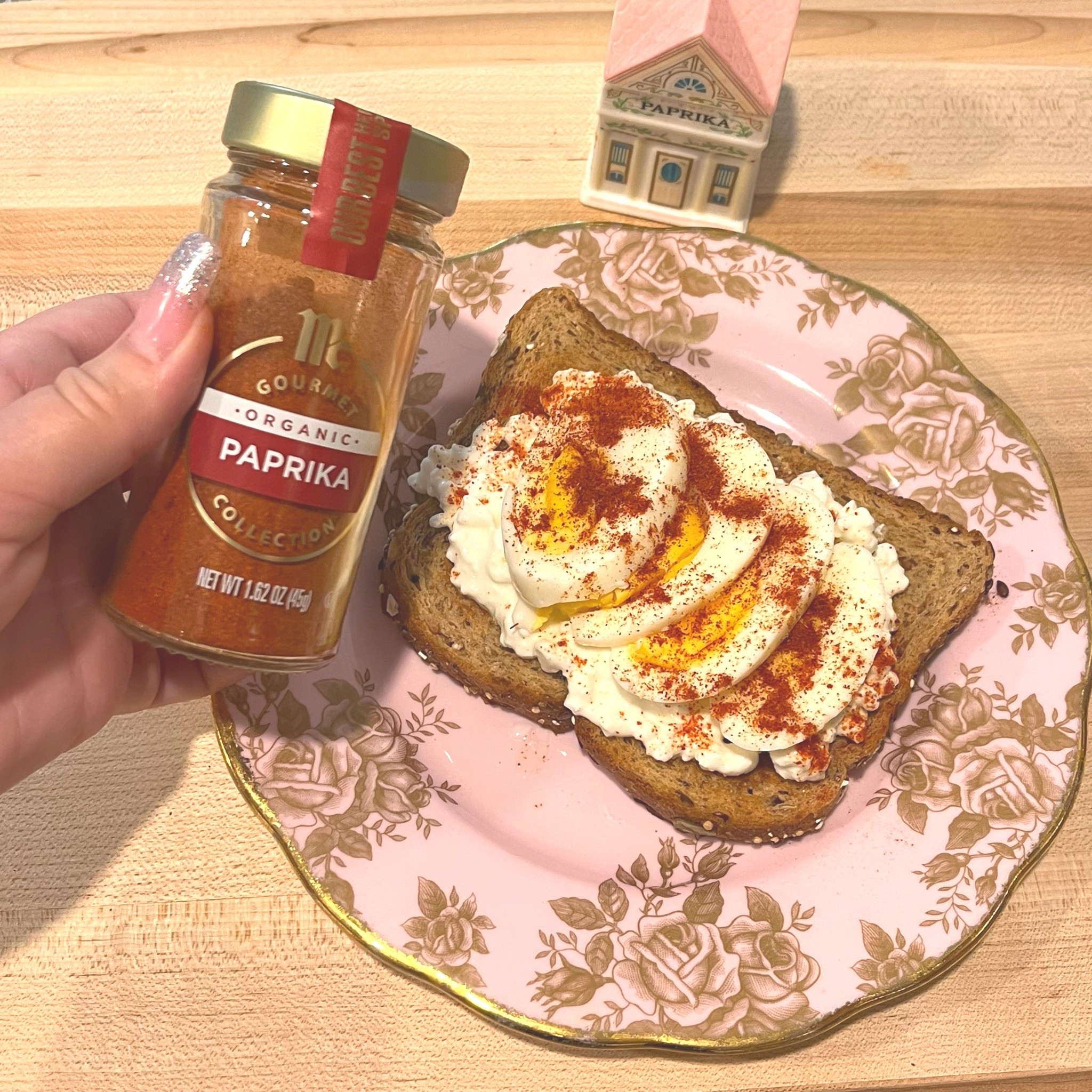 Good morning friends ☀️ 
Spent my morning refilling my Lenox spice jars with the new McCormick gourmet spices. 
This organic paprika is divine on eggs, cottage cheese and toast:) 
#breakfast #goodmorning #spicevillage #morningroutine #restock #organizing

#LTKmorningroutine #LTKfoodie #LTKdayinmylife