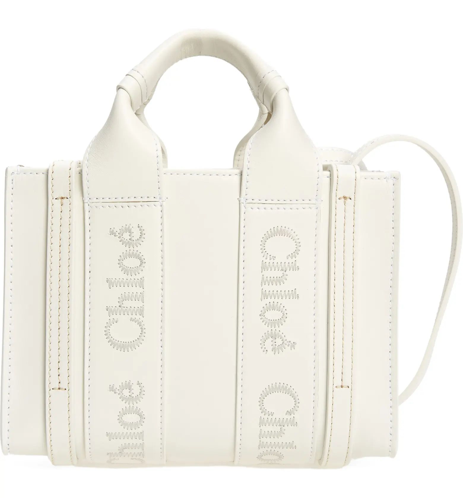 Chloé Mini Woody Leather Tote | Nordstrom | Nordstrom