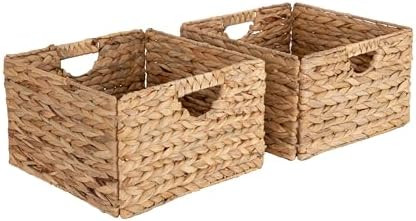 Seville Classics Premium Natural Handwoven Portable Laundry Bin Basket with Carrying Handles, Hou... | Amazon (US)
