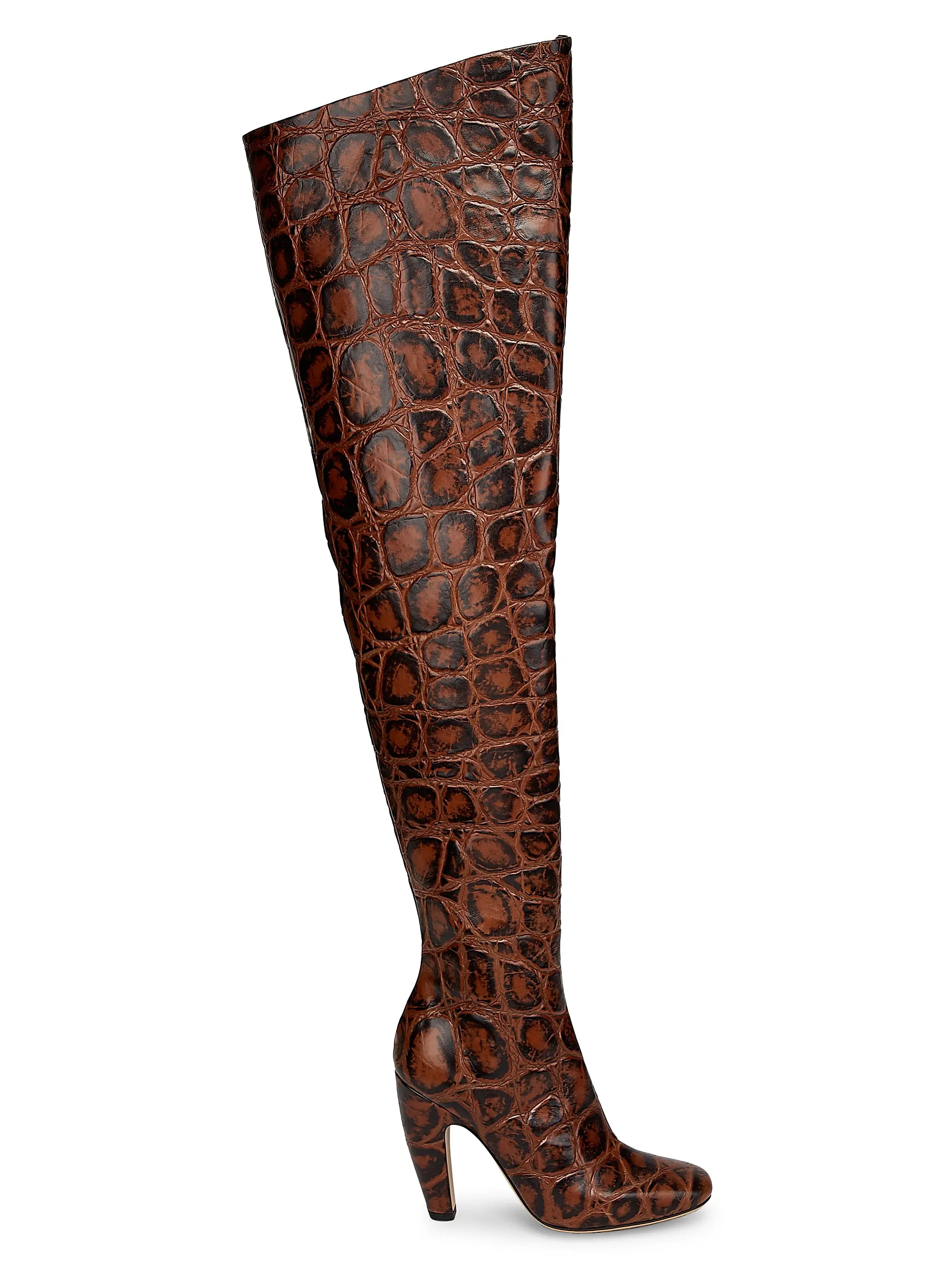 Canalazzo 100MM Leather Over-The-Knee Boots | Saks Fifth Avenue