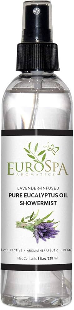 EuroSpa Aromatics Pure Eucalyptus Oil ShowerMist and Steam Room Spray, All-Natural Premium Aromat... | Amazon (US)