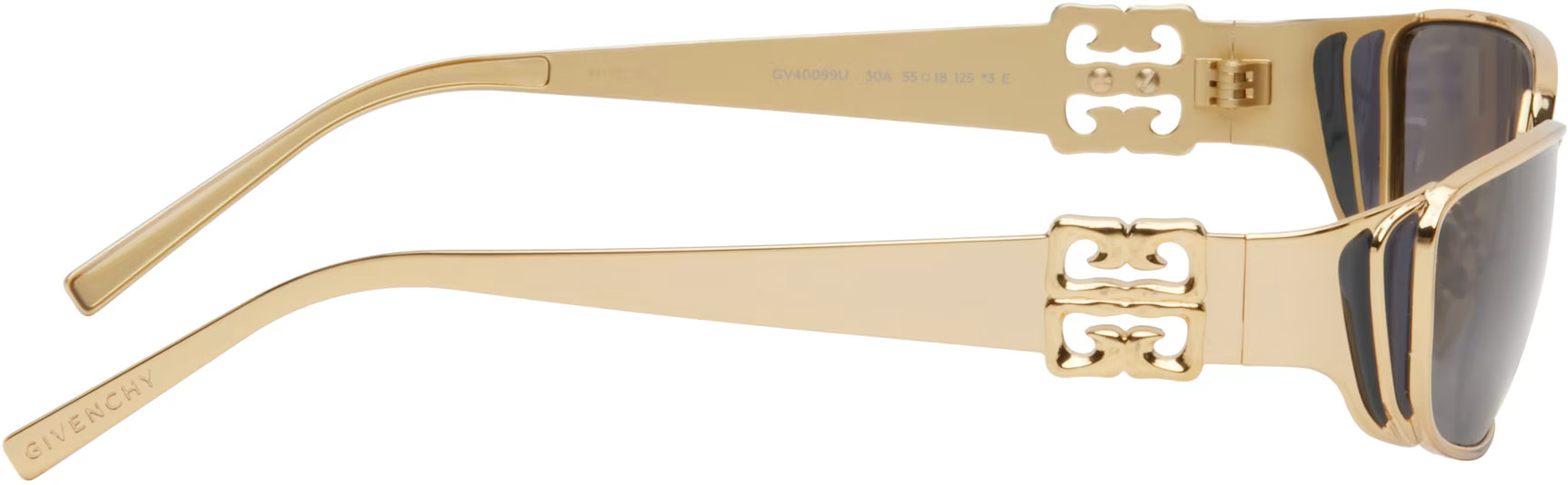 Givenchy - Gold 4G Liquid Metal Sunglasses | SSENSE