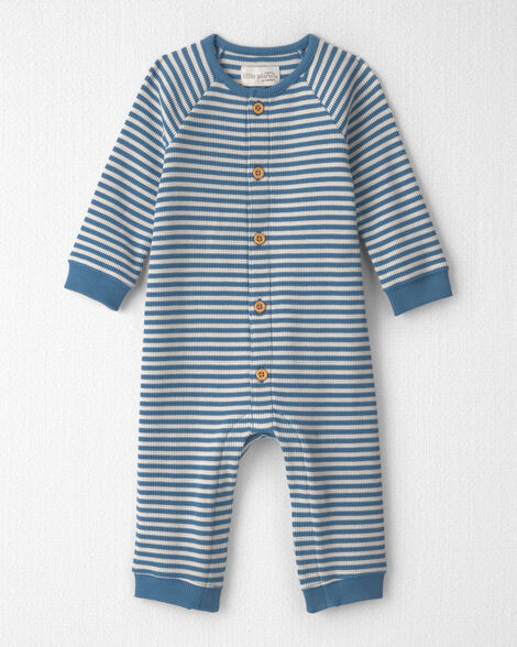 Baby Organic Cotton Waffle Knit Jumpsuit - Little Planet | Carter's | Carter's Inc