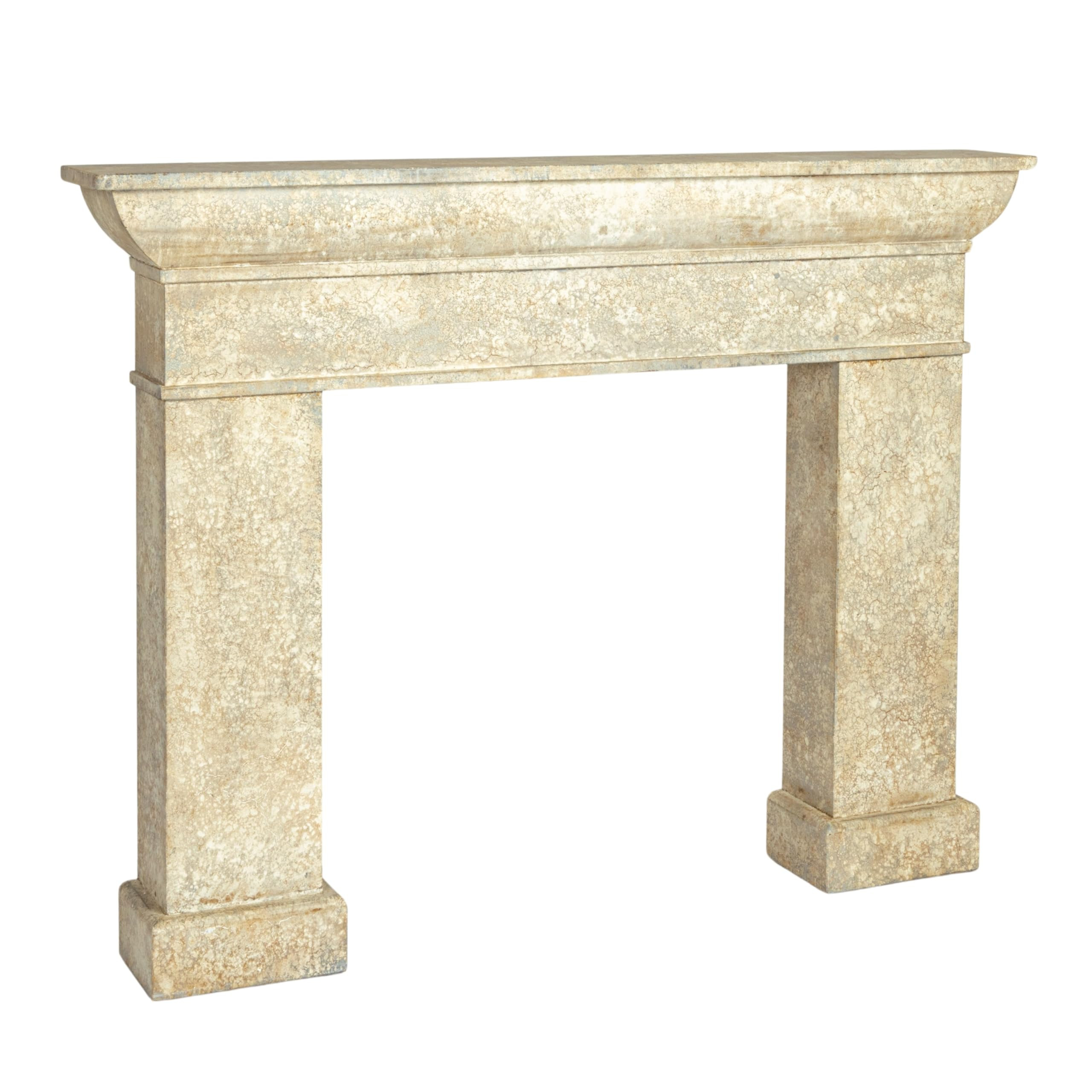 Creative Co-Op Monolith Decorative Fireplace Mantel, Antique | Amazon (US)