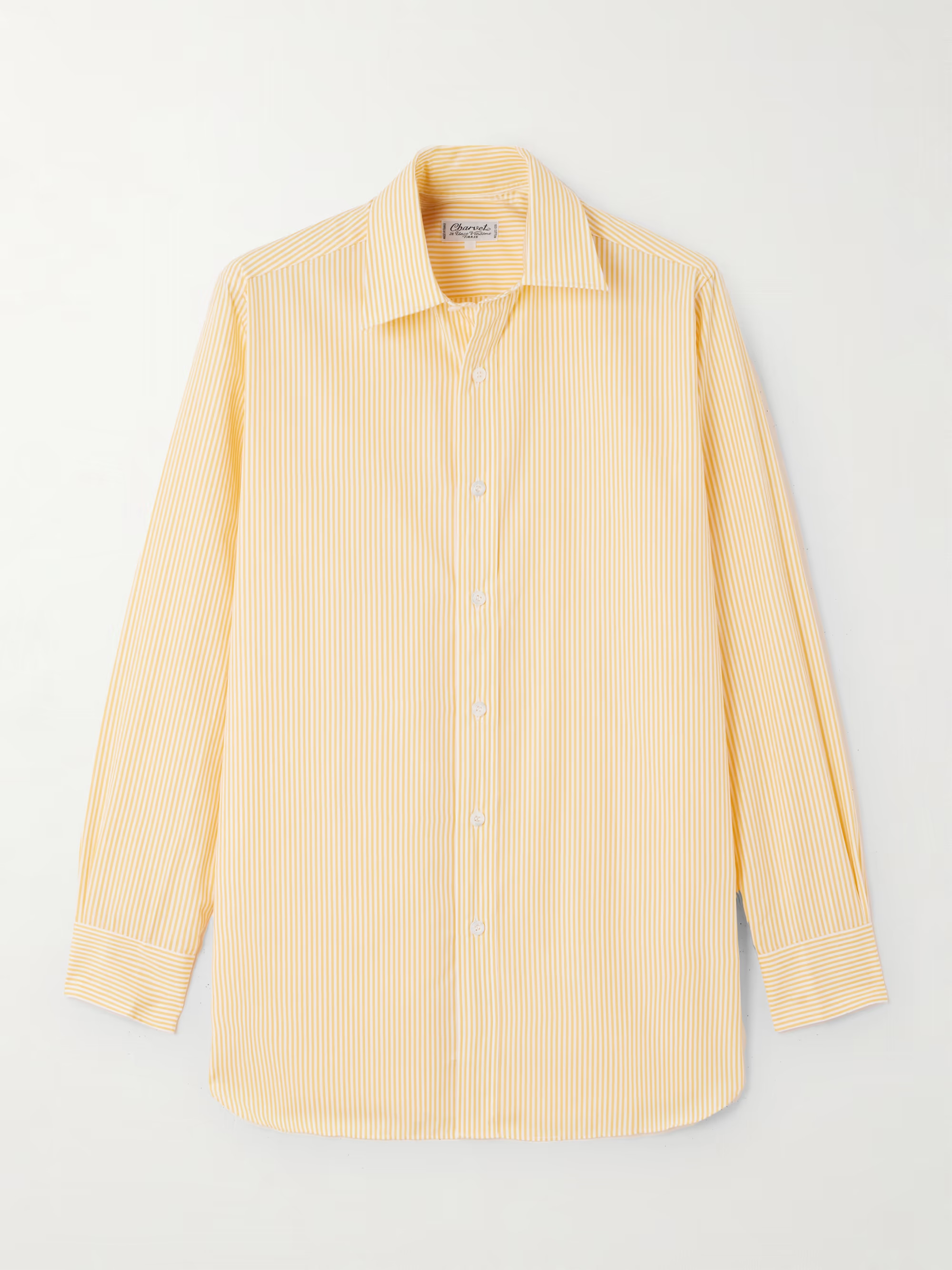 Striped cotton-poplin shirt | NET-A-PORTER (US)