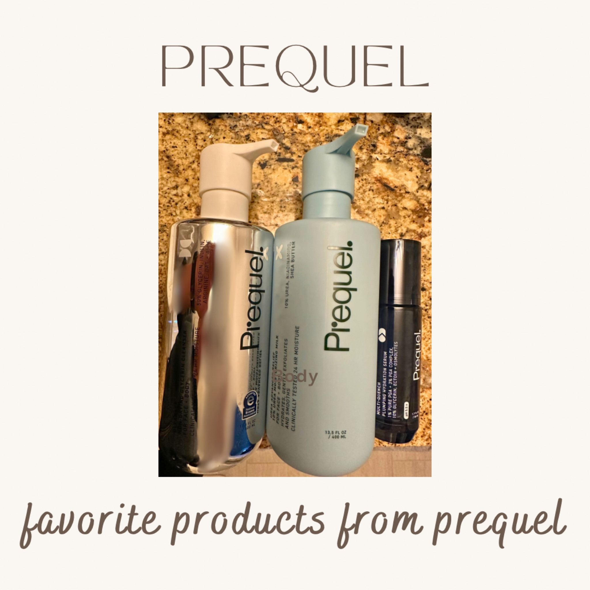 my current favs from prequel. the cleanser really does live up to the hype - I was skeptical at first but it leaves my skin so soft. 

I love that the moisturizer is also a body lotion - the extra hydrating ingredients are great during the winter. 

excited to try more from the line! if you buy now, target is giving a gift card back with a minimum purchase. ✨

#LTKBeauty #LTKFindsUnder100 #LTKSaleAlert