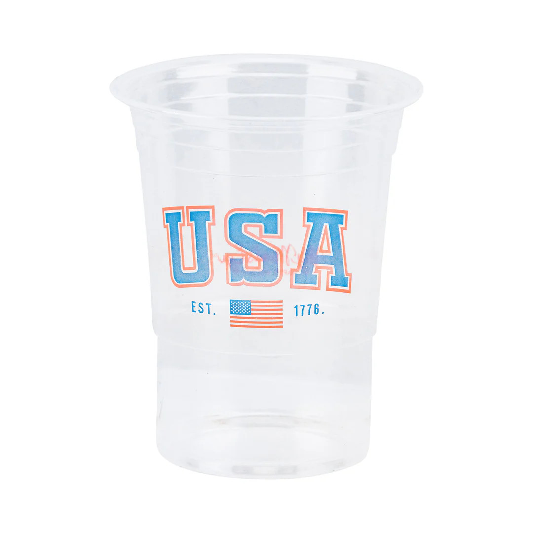 USA Clear Plastic Cups | My Mind's Eye