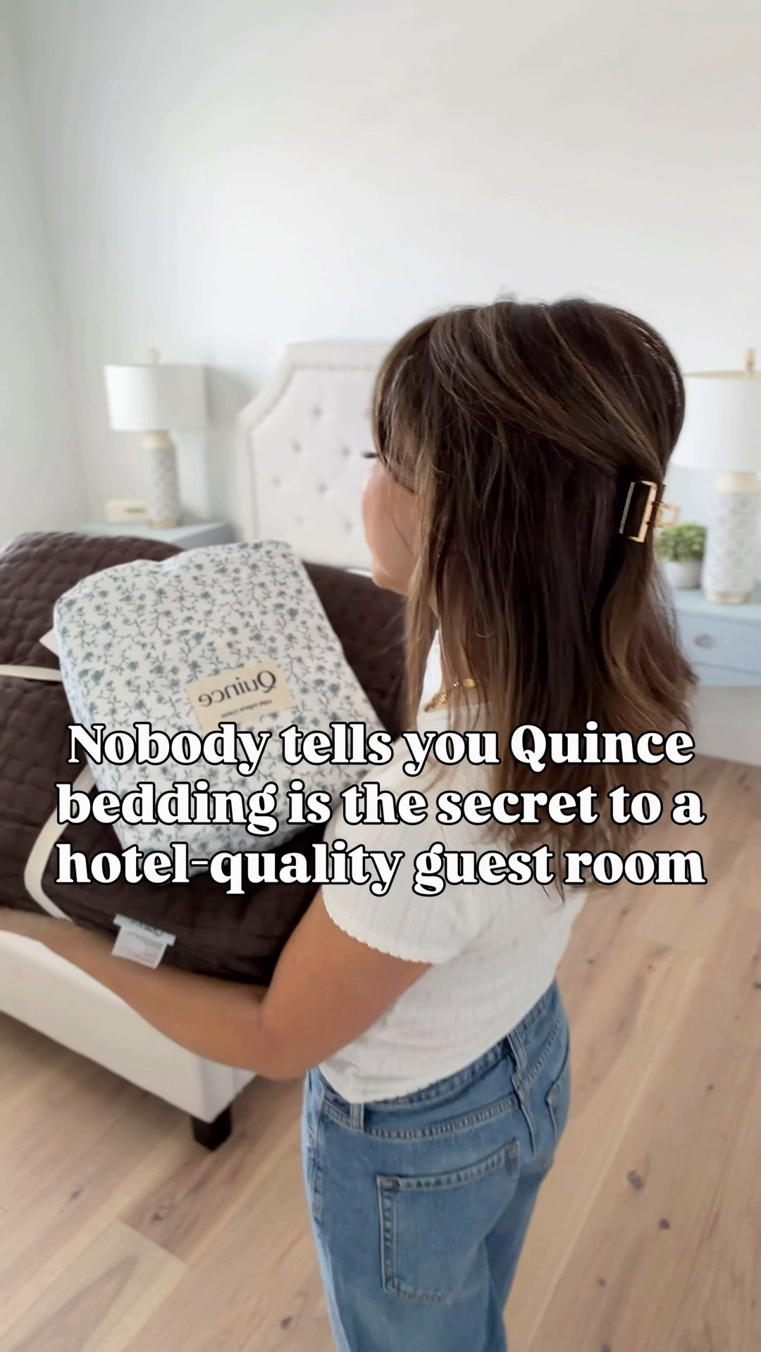 Nobody tells you @Quince bedding is the secret to a hotel-quality guest room. Swapped ours out and now it feels like a boutique stay instead of a leftover space. Linked the exact set below.

#QuincePartner @shop.ltk #liketkit https://liketk.it/6iRrp

#LTKHome