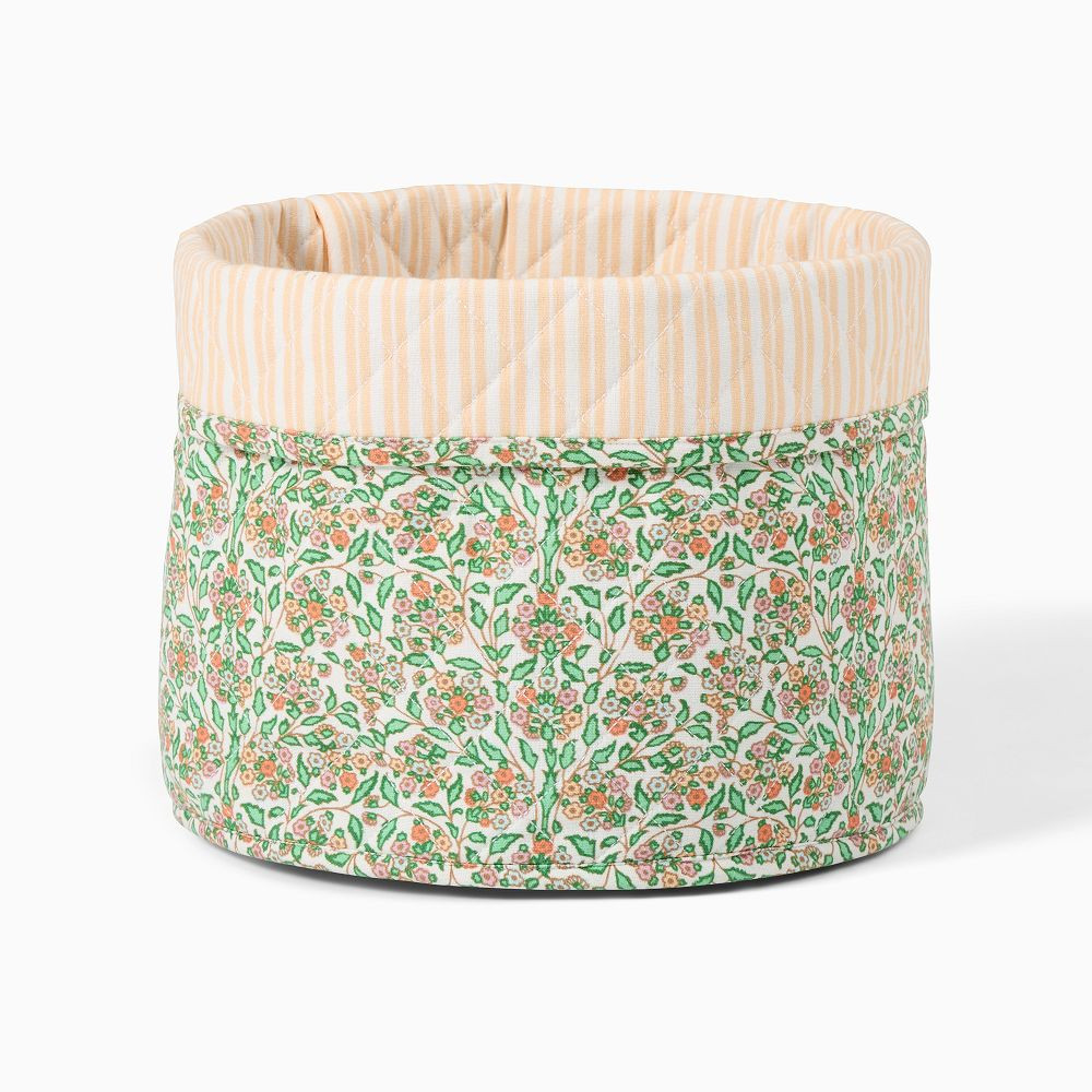 Pink Chicken Quilted Bin | West Elm (US)