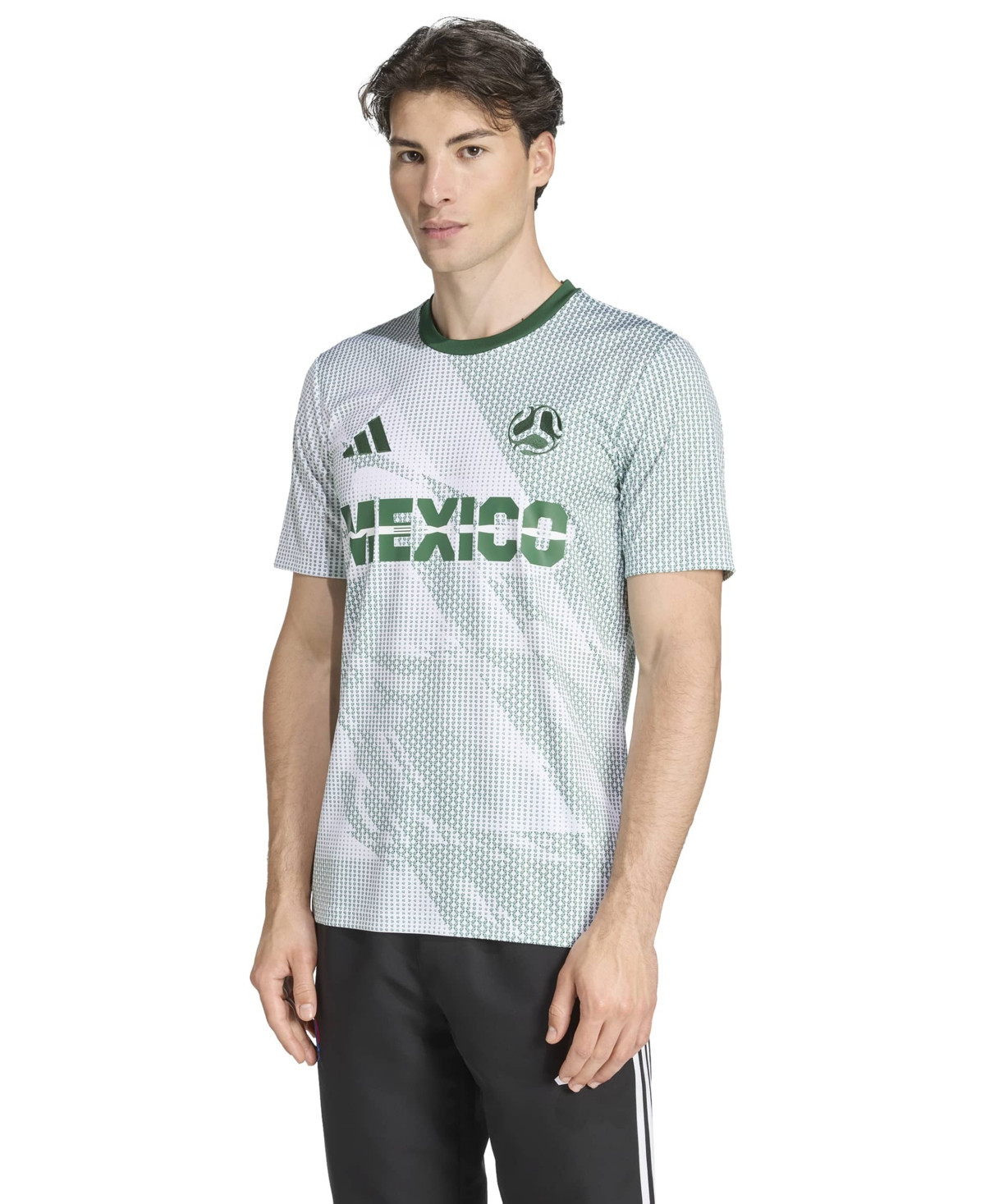 adidas Men's Mexico Crewneck T-Shirt - Gray | Macy's