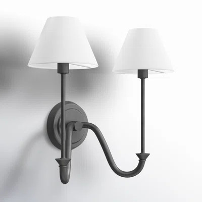 Greta 2 Light Linen Wall Sconce by Hinkley | Wayfair North America