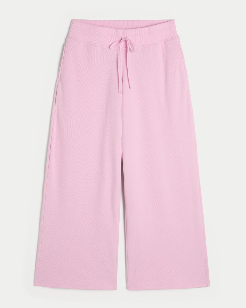 Gilly Hicks Baggy Cozy Waffle Pants | Hollister (US)