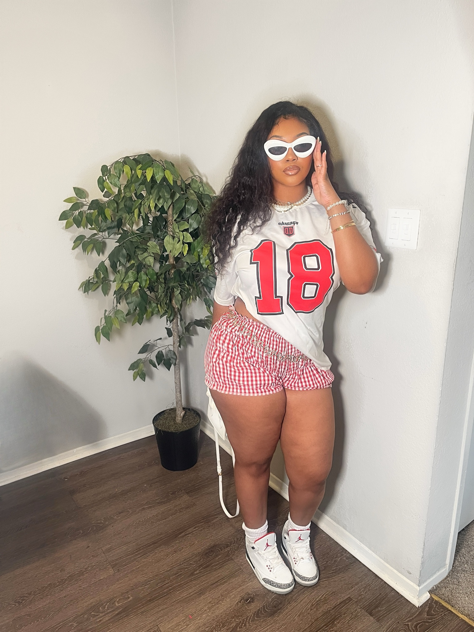 Casual jersey/Bloomer shorts outfit 

#LTKStyleTip