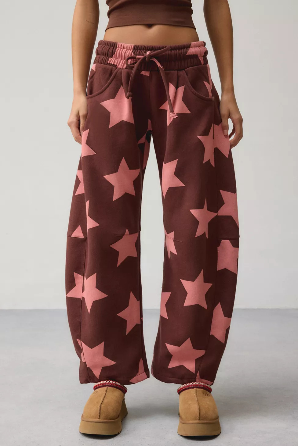Out From Under Essential Barrel Leg Full Length Sweatpant | Urban Outfitters (US and RoW)