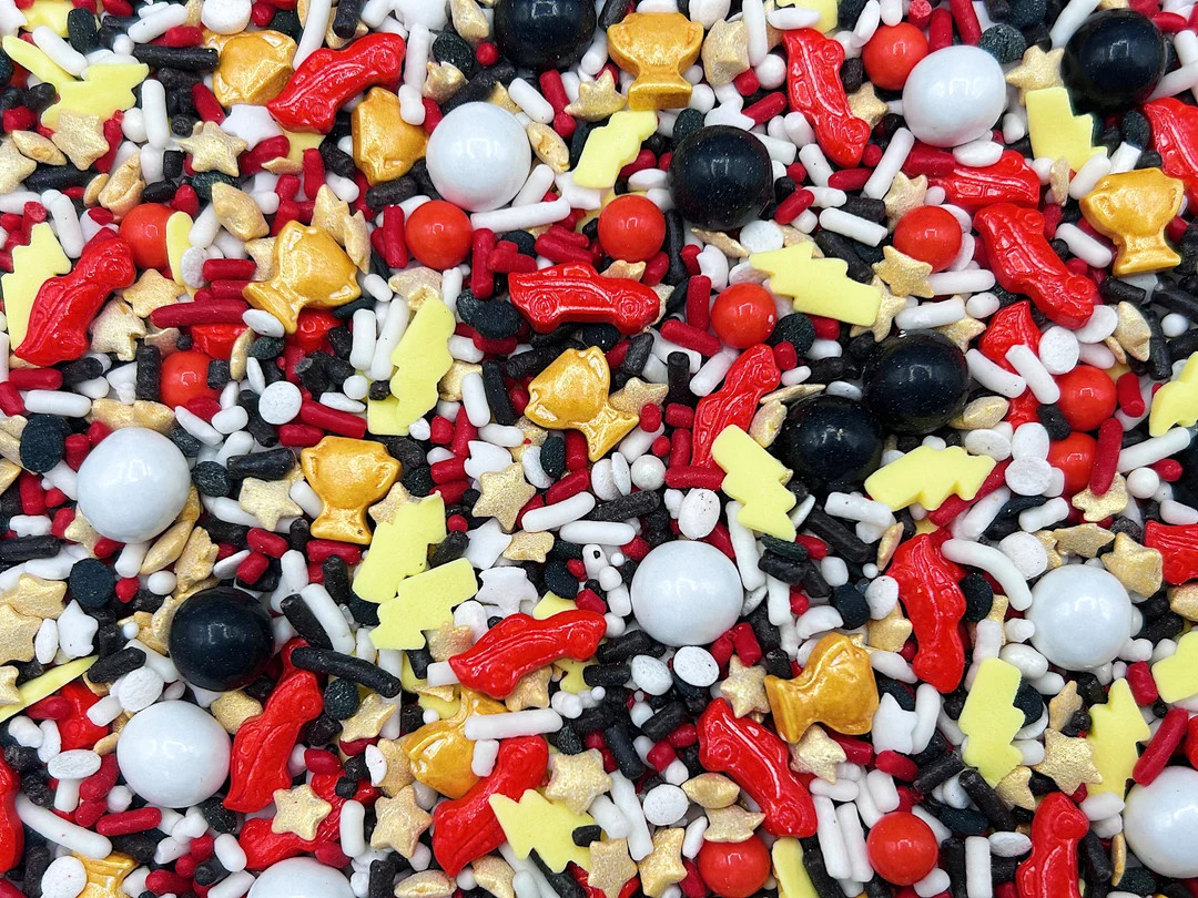 Ready Set Go Edible Race Car Candy Sprinkles for Cakes, Cupcakes, Cookies, Wedding, Birthday, Par... | Etsy (US)