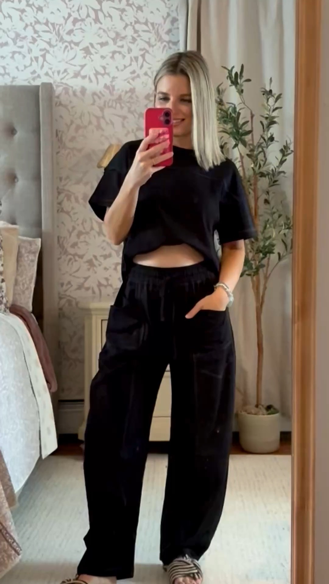 Sandals are on weekend sale!! 

Lookalike Amazon two piece set. Love the length of the pants- I am 5’1 and wearing XS. Cute stitching and oversized look.

#LTKootd #LTKTravel #LTKPetite