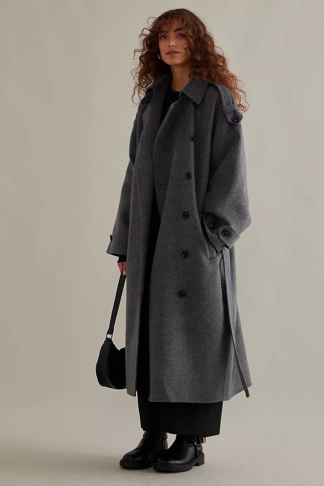 Second Female Walance Wool-Blend Trench Coat | Anthropologie (UK)