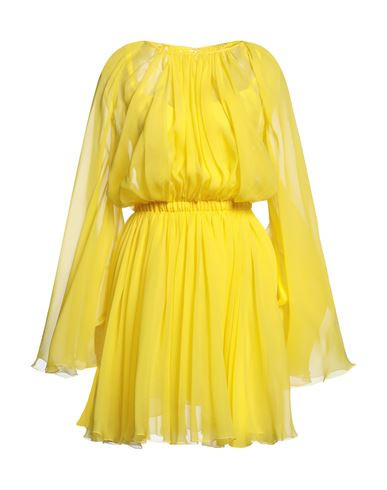 Dolce & gabbana Woman Mini dress Yellow Size 2 Silk | YOOX (US)