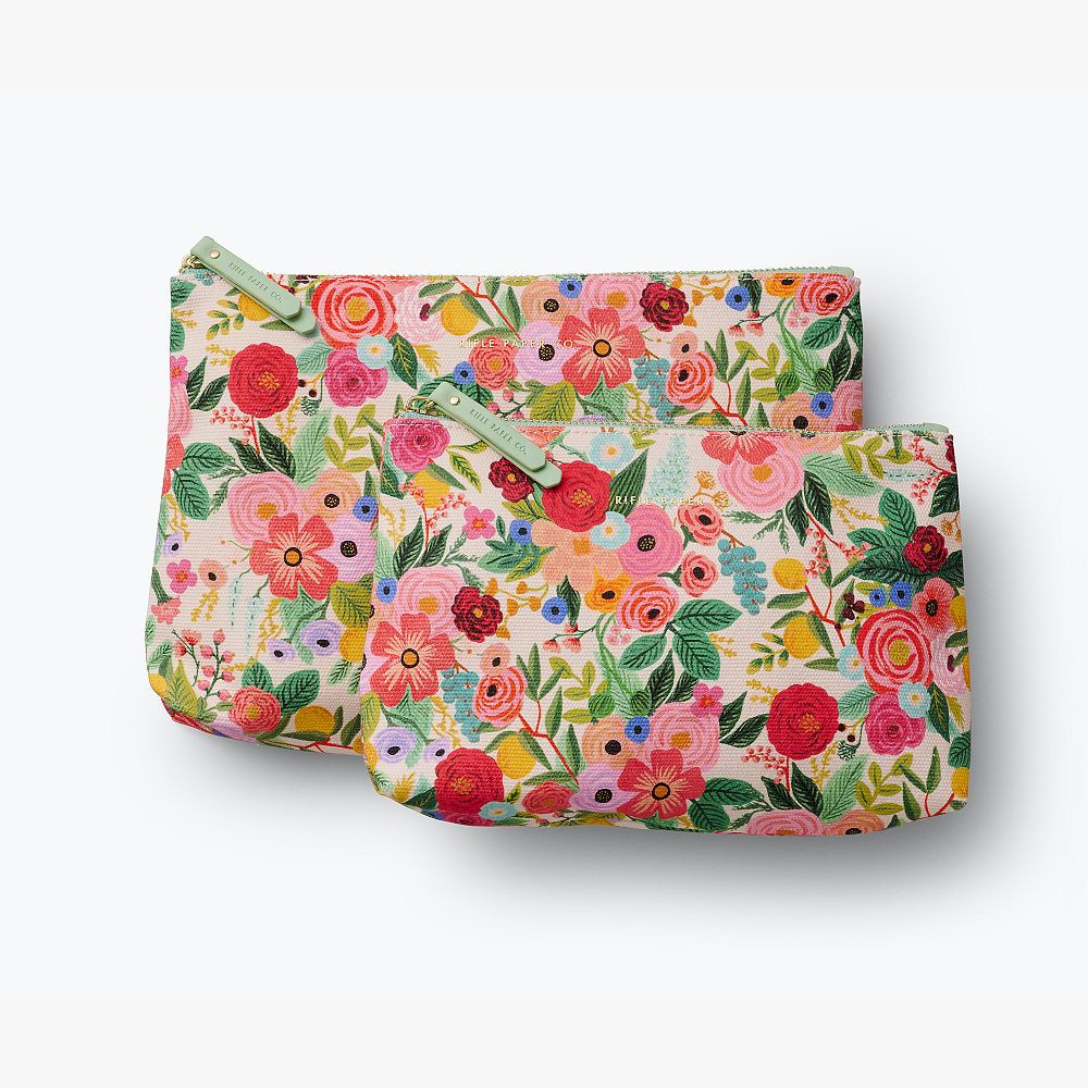 Rifle Paper Co. Garden Party Zippered Pouch Set | Pottery Barn Teen