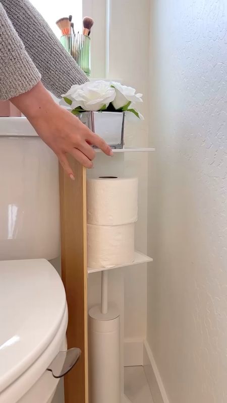 Perfect companion in ANY Bathroom!👏 

This slim bathroom storage shelf doesn’t require any assembly! It comes ready-to-go so you can get organized in a matter of seconds.✅ & It’s small enough to fit in the tiniest of bathrooms so you can maximize space.👏


#LTKSeasonal #LTKhome #LTKVideo