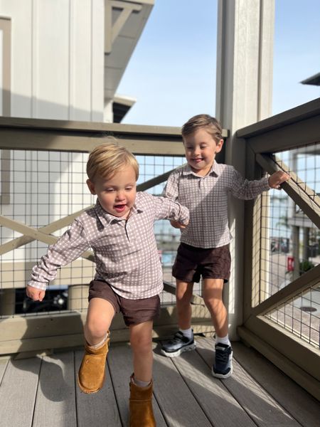 Little boys matching outfits - checkered collared shirts with corduroy shorts

We love this brand for kids and baby clothes!

#LTKCyberWeek #LTKkids #LTKbaby