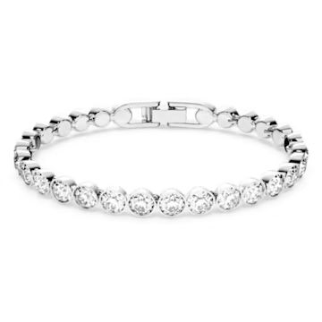 Tennis Bracelet
             White, Rhodium plated | Swarovski (US)