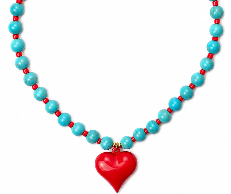 Bleu Amour Beaded Necklace | KC Chic Designs