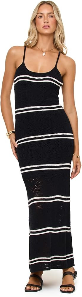 L*Space Women's Heart to Heart Dress, Knit Midi Length, Heart Pattern, Scoop Neck and Low Back, A... | Amazon (US)