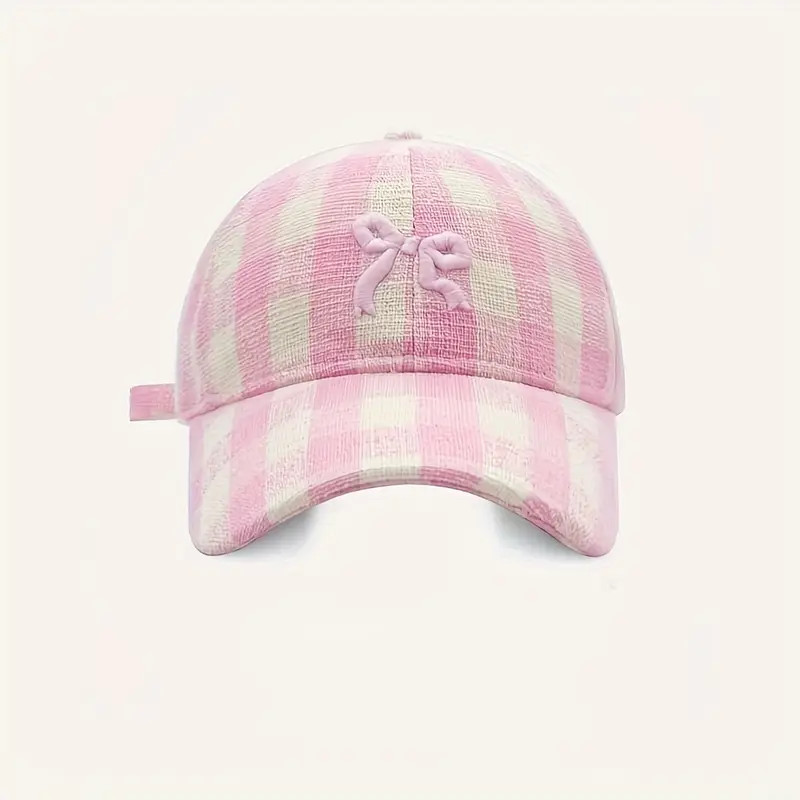 Adjustable Baseball Cap Butterfly Embroidery Plaid Pattern - Temu | Temu Affiliate Program