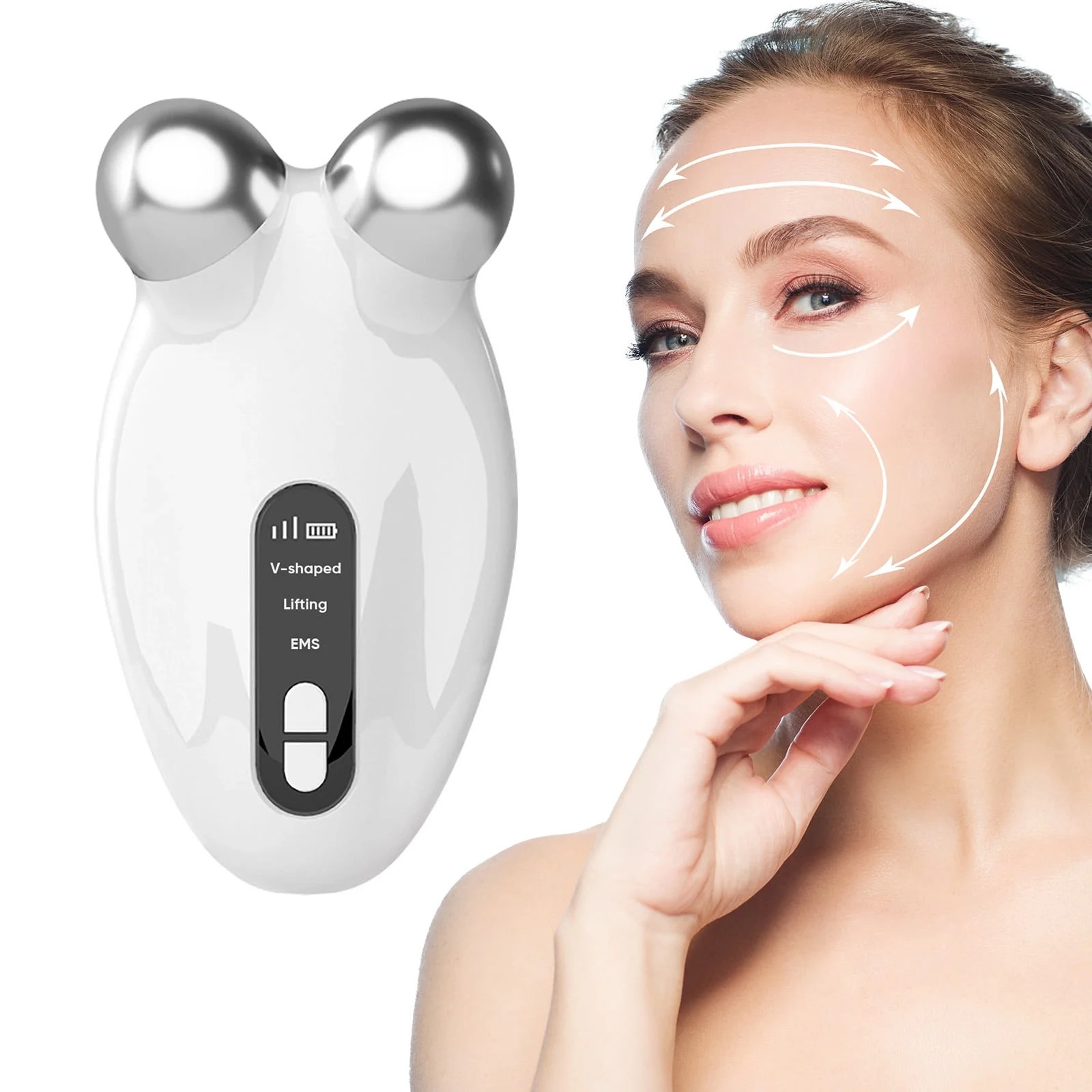 Microcurrent Facial Device, Intelligent Face Neck Massager, Microcurrent Face Lift Device,Wrinkle... | Walmart (US)