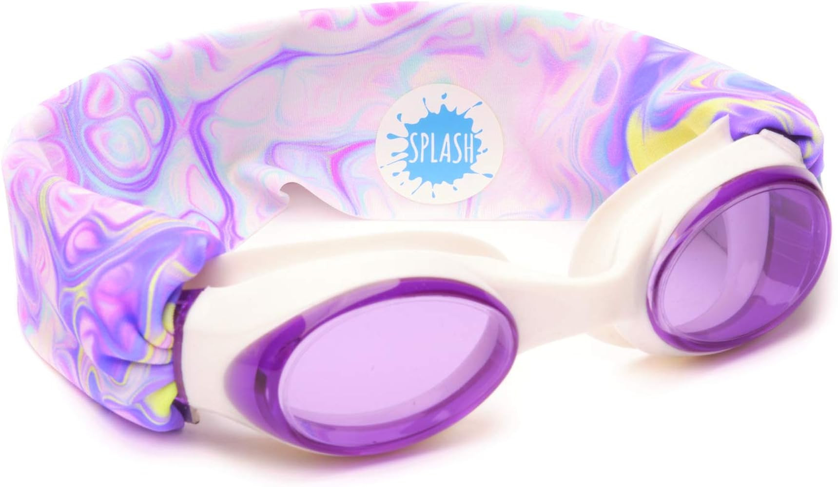 Splash Place SWIM GOGGLES with Fabric Strap - Adult & Kids Swim Goggles - PINKS & PURPLES | Amazon (US)