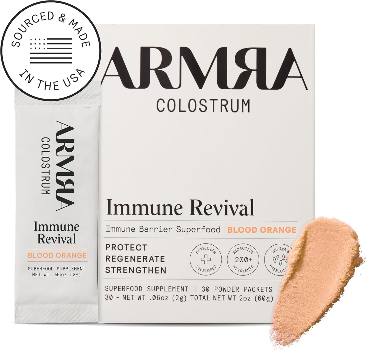ARMRA Colostrum™ Premium Powder, Grass Fed, Gut Health Bloating Immunity Skin & Hair, Contains ... | Amazon (US)