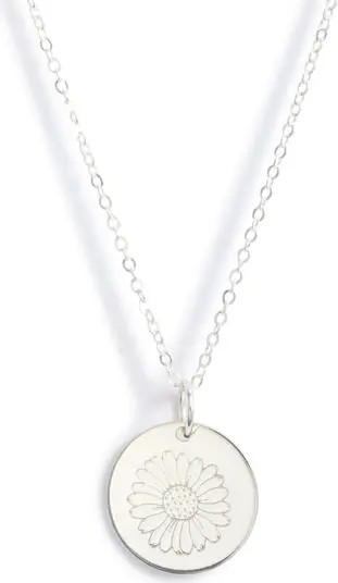 Birth Flower Necklace | Nordstrom