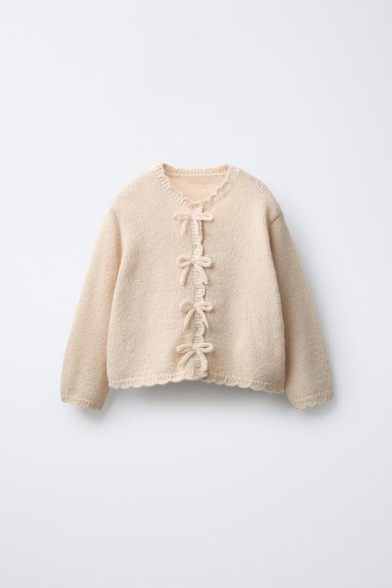 BOW DETAIL CARDIGAN | Zara US