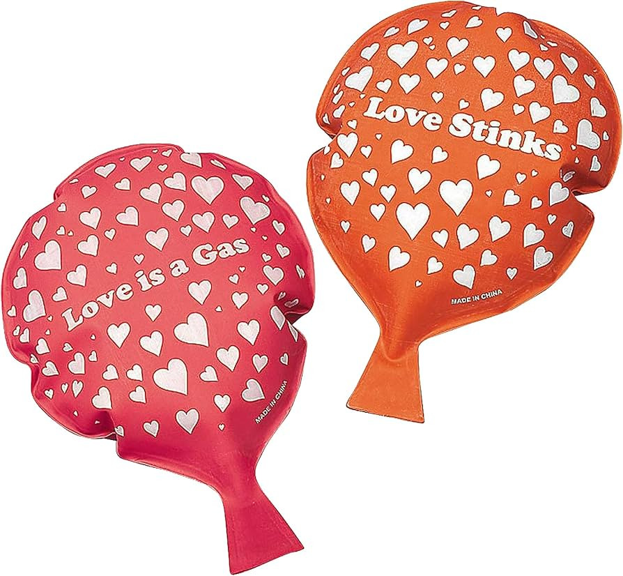 Fun Express Love Stinks Whoopee Cushions - Set of 12 - Valentine's Day and Gag Party Favors | Amazon (US)