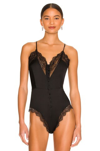 Bardot Lianni Lace Bodysuit in Black from Revolve.com | Revolve Clothing (Global)