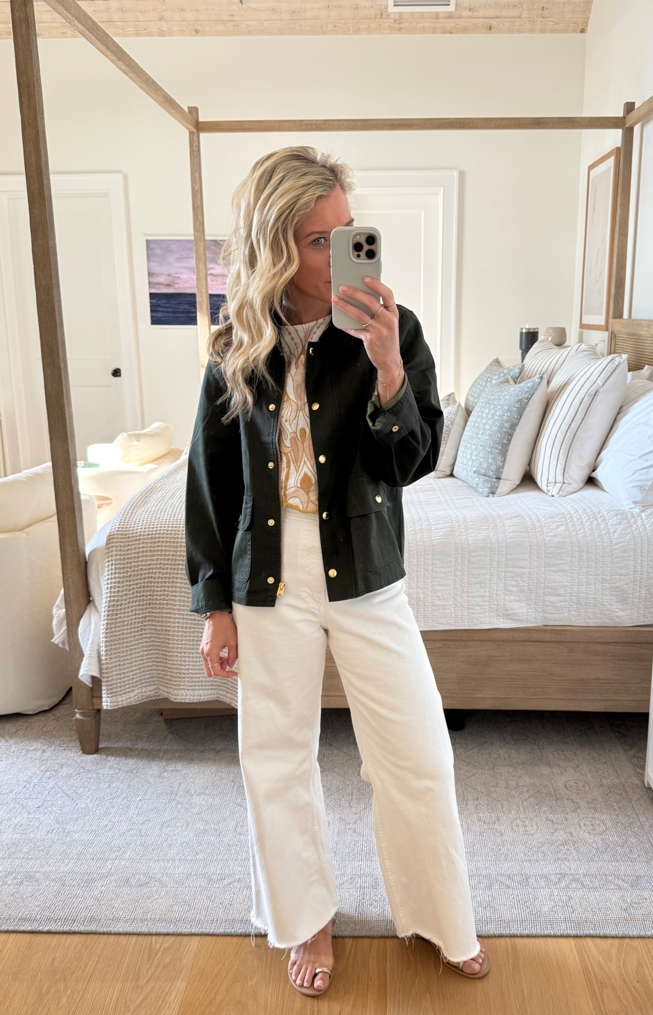 Today’s fit! I’m loving this field jacket from J.Crew factory! TTS I’m wearing a size small so it’s big enough to fit over sweaters! My jeans are also from Zara but I’ve linked some similar options! 

#LTKSaleAlert #LTKStyleTip #LTKShoeCrush