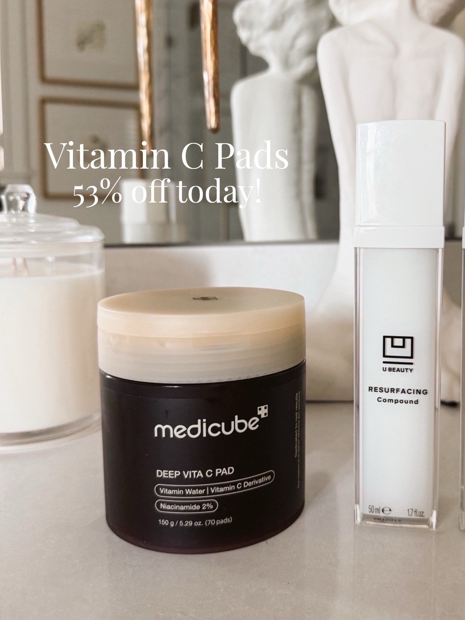 My Vitamin C Pads are the lowest price I’ve ever seen them! I use these in the morning and it’s helped so much with my dark pigmentation and overall glow 🙌🏼

#LTKOver40 #LTKBeauty #LTKSaleAlert