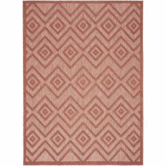 Nourison Versatile Solid Diamond Outdoor Rug | Target