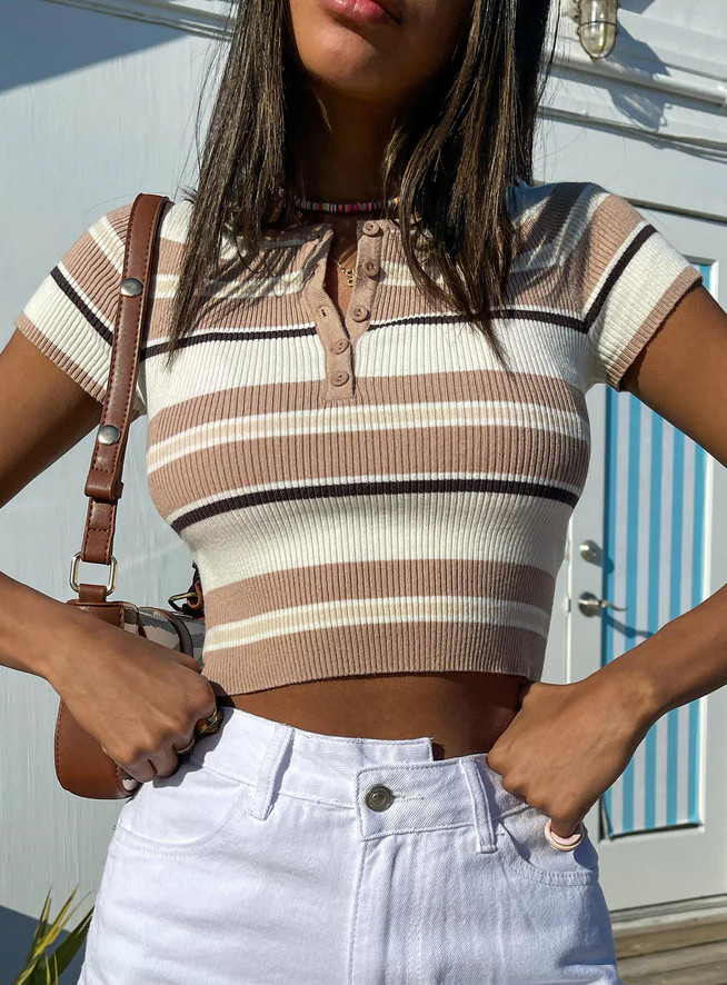 Orla Short Sleeve Top Multi | Princess Polly US