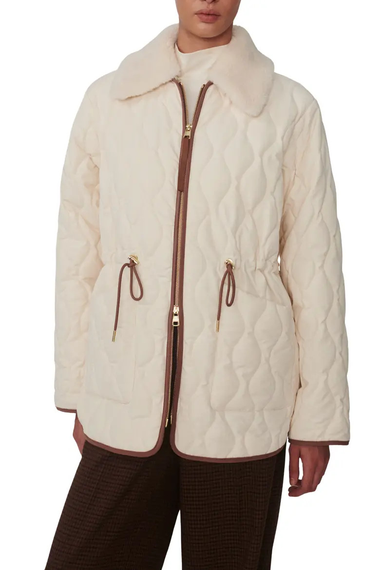 Varley Bartley Quilted Jacket in Parchment at Nordstrom, Size Large | Nordstrom