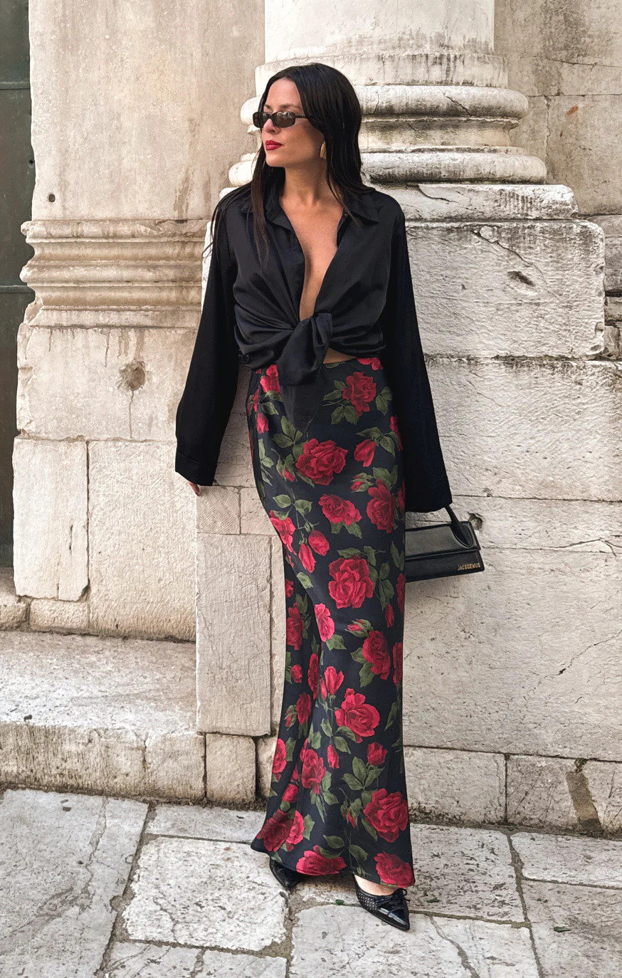 Maci Maxi Skirt ~ Send Me Roses | Show Me Your Mumu