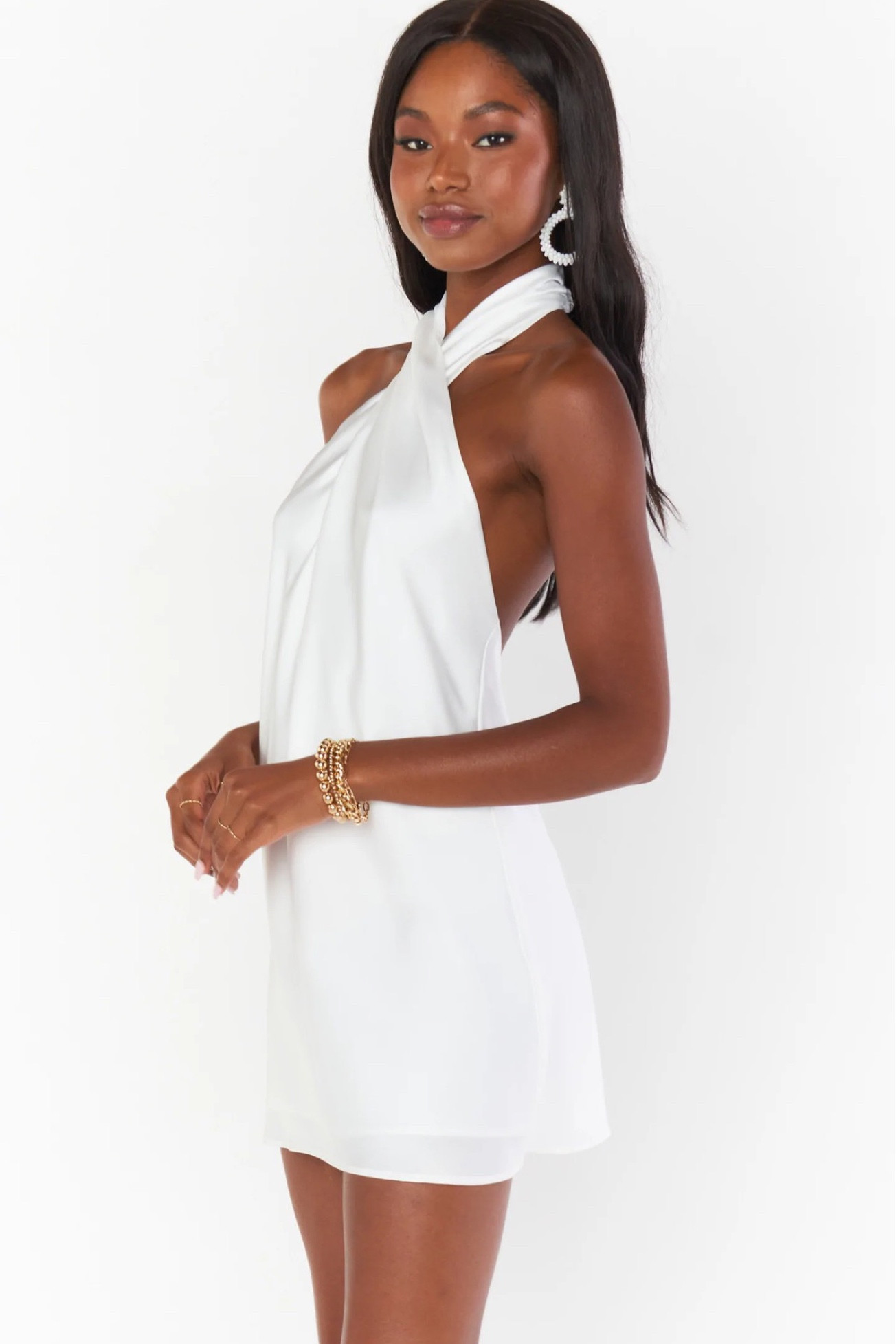 Engagement dress / white dresses / bridal shower dress / engagement party dress / satin white dress / bridal dress / elopement dress / what to wear engagement photos / Bachelorette dress / bride / bride to be / white satin maxi dress / date night dress 

#LTKstyletip #LTKwedding #LTKFind