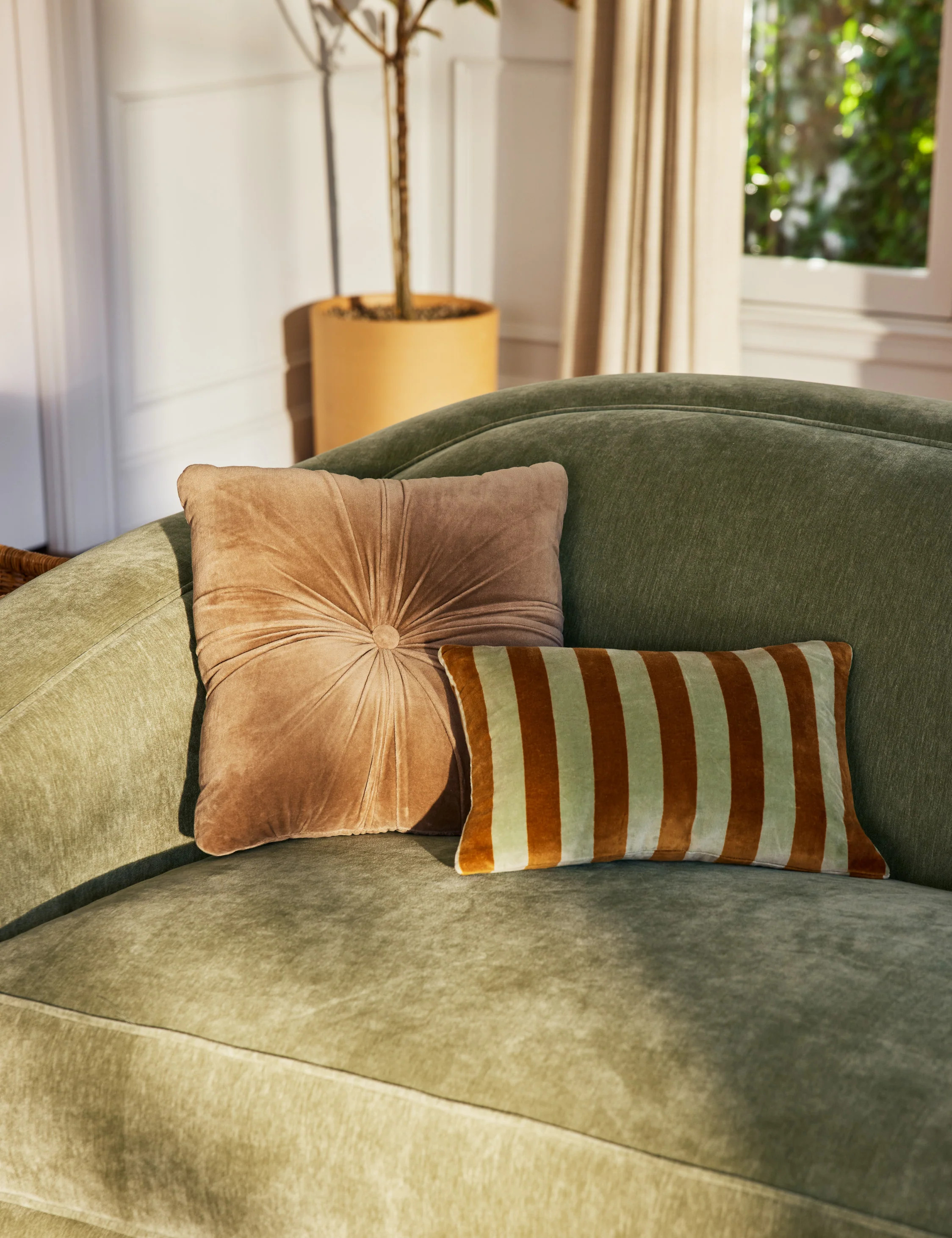 Monroe Velvet Pillow | Lulu and Georgia 