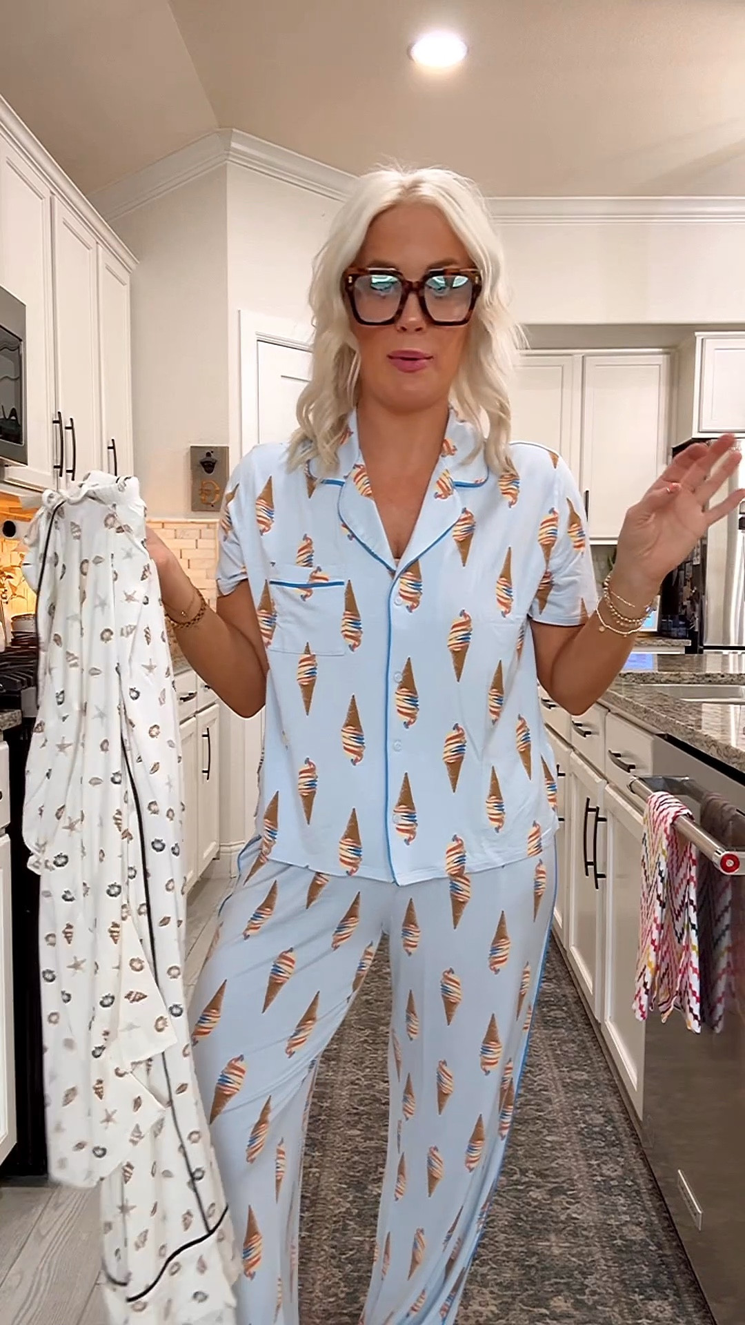 The cutest pajamas and super breathable 
size medium, 20% off with code LTKAERIE20