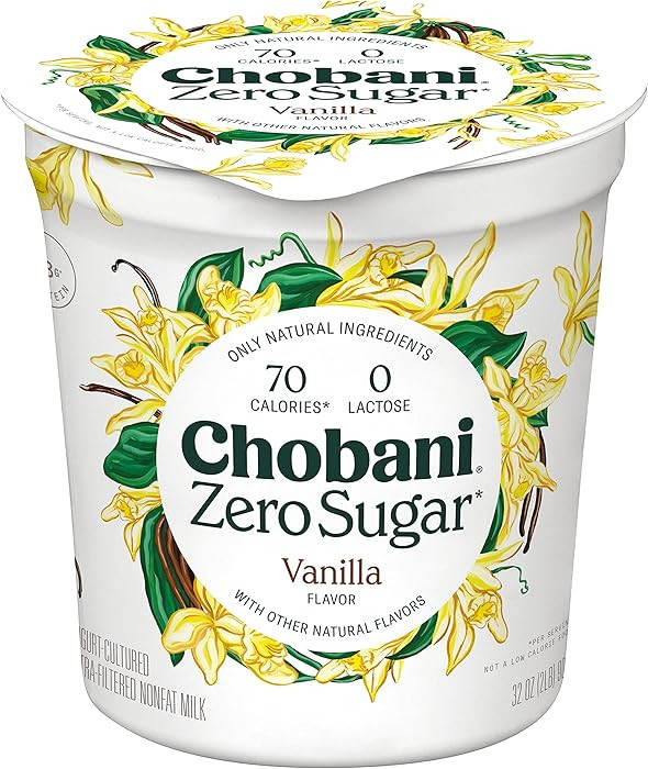 Chobani® Zero Sugar* Vanilla 32oz | Amazon (US)