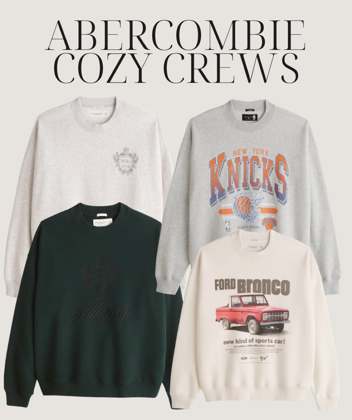 Bronco Graphic Crew Sweatshirt curated on LTK