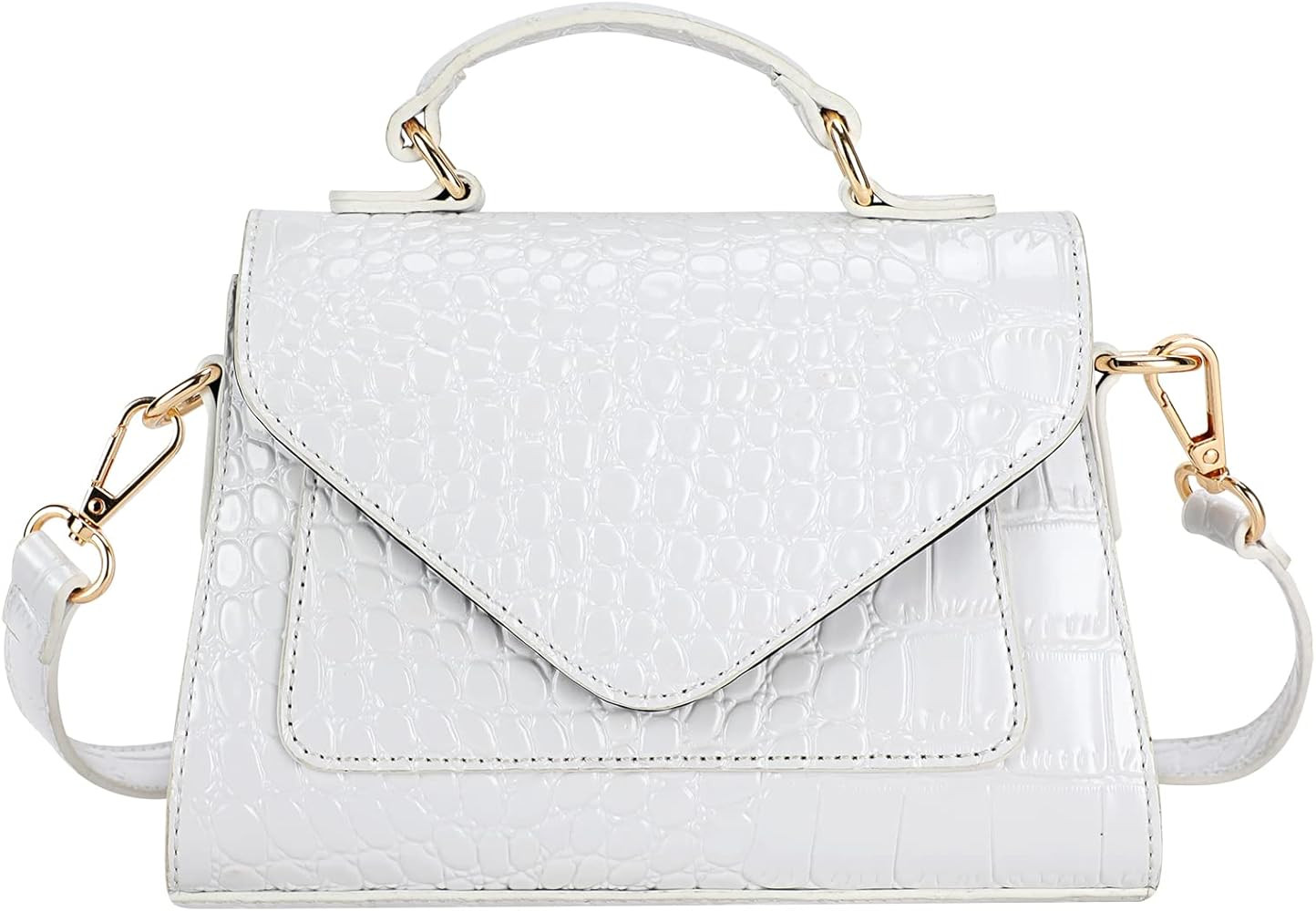 FAMYPAL Crocodile Crossbody Shoulder Bags for Women, Small Trendy Purse for Phone, Womens ... | Amazon (US)